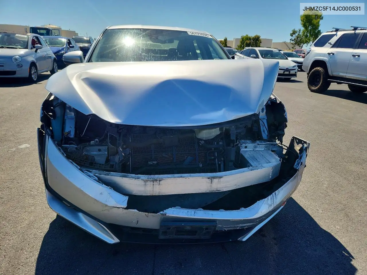 2018 Honda Clarity VIN: JHMZC5F14JC000531 Lot: 56723936