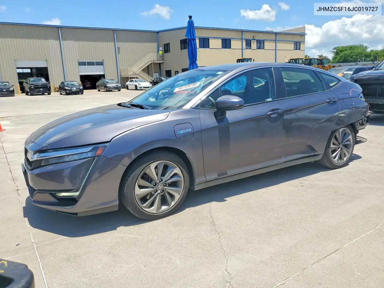 2018 Honda Clarity VIN: JHMZC5F16JC019727 Lot: 56749296