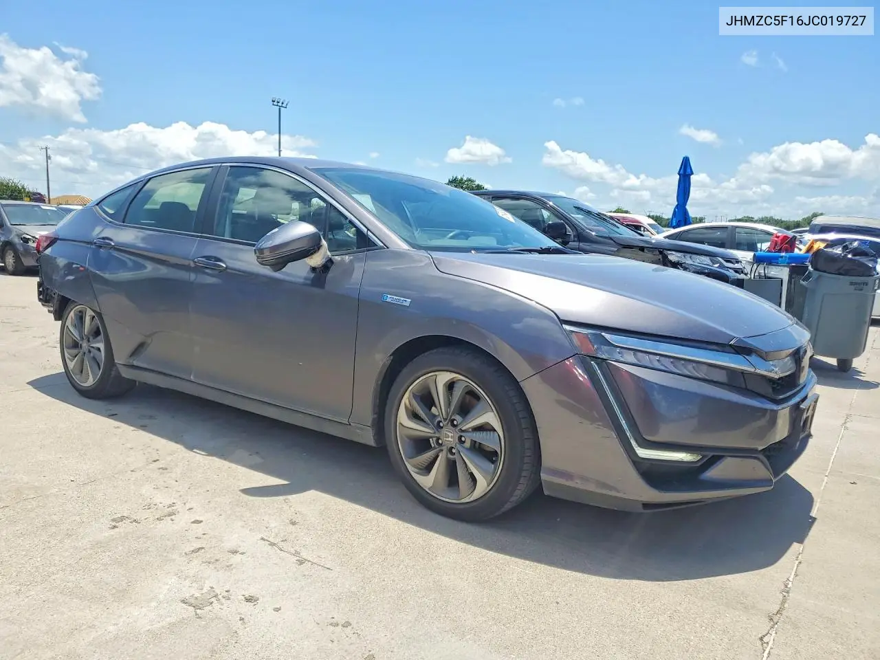 2018 Honda Clarity VIN: JHMZC5F16JC019727 Lot: 56749296