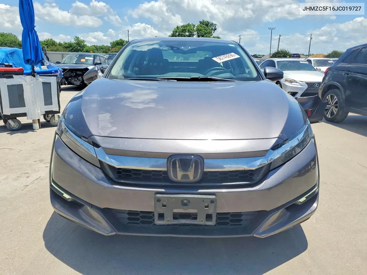 2018 Honda Clarity VIN: JHMZC5F16JC019727 Lot: 56749296