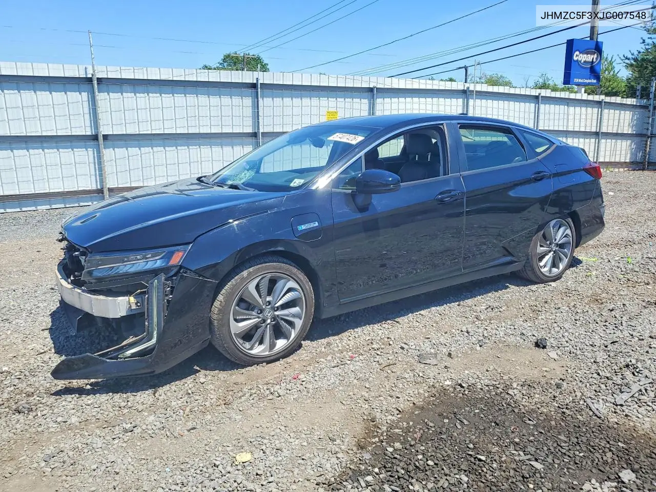 2018 Honda Clarity Touring VIN: JHMZC5F3XJC007548 Lot: 57407426