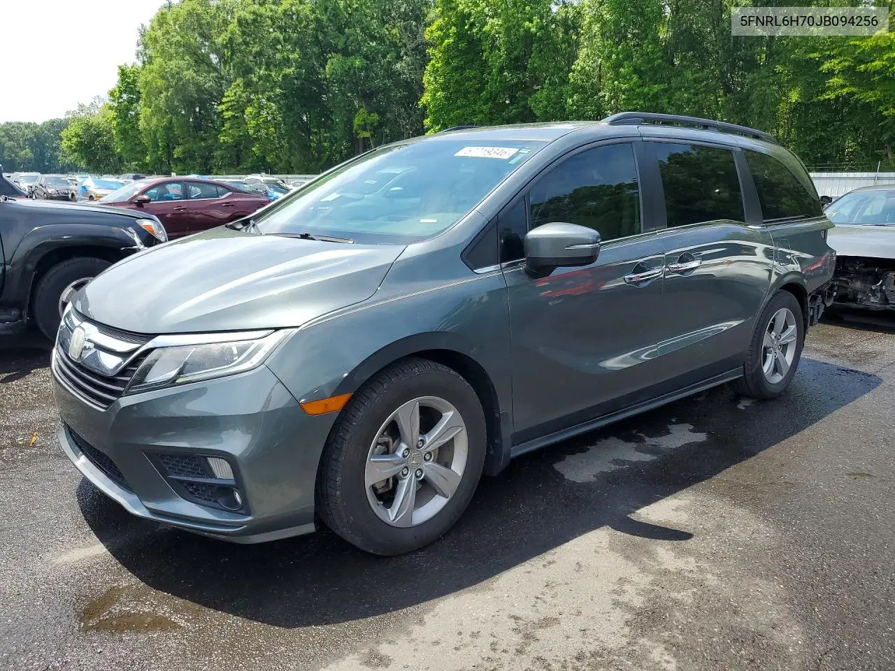 2018 Honda Odyssey Exl VIN: 5FNRL6H70JB094256 Lot: 57719346