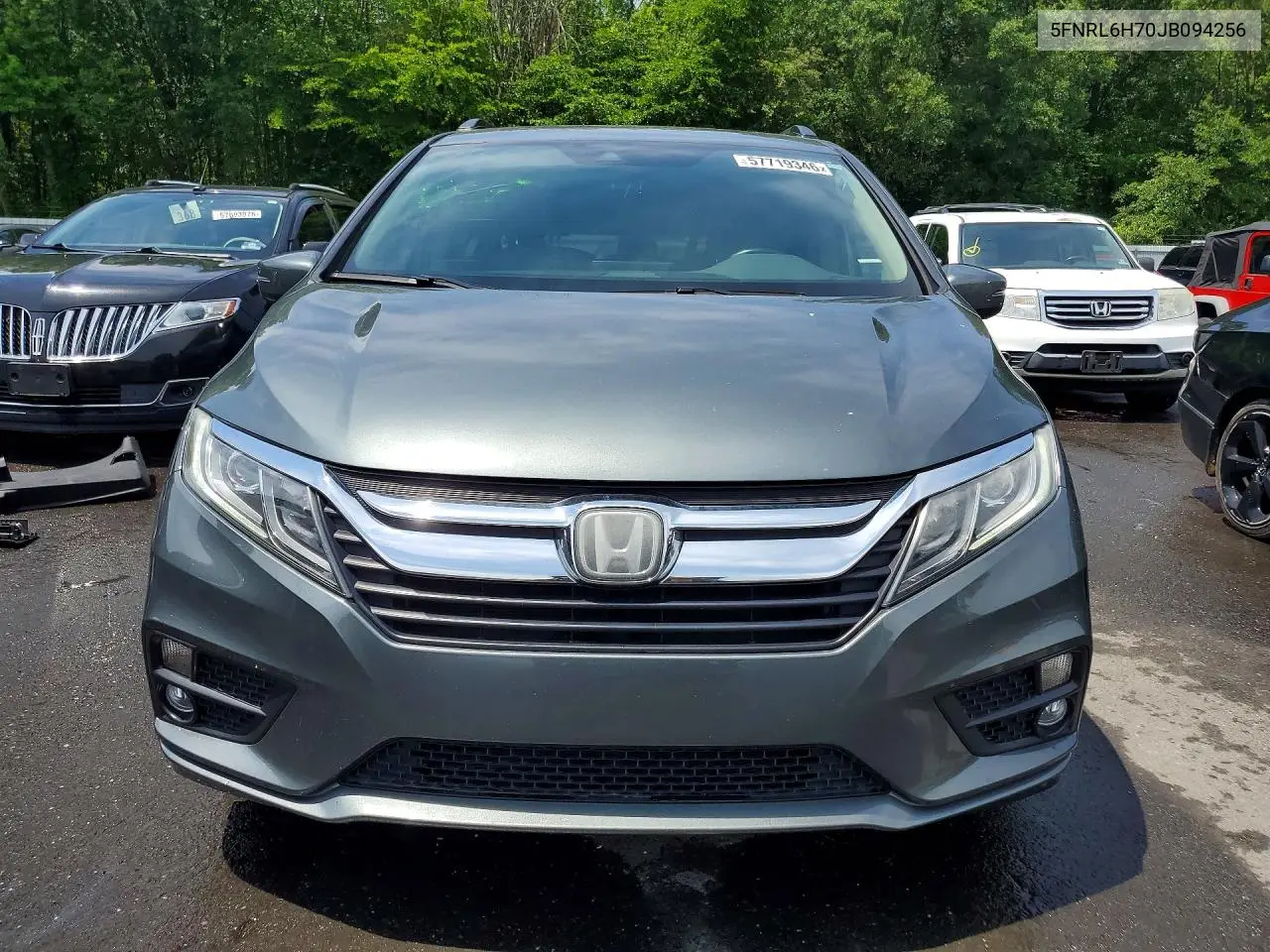 2018 Honda Odyssey Exl VIN: 5FNRL6H70JB094256 Lot: 57719346