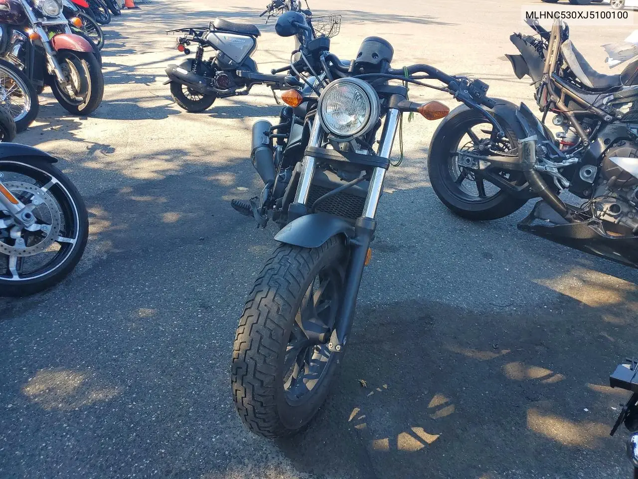 2018 Honda Cmx300 VIN: MLHNC530XJ5100100 Lot: 58178036