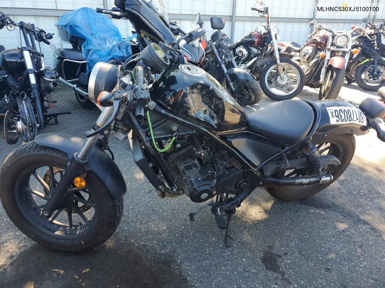 2018 Honda Cmx300 VIN: MLHNC530XJ5100100 Lot: 58178036