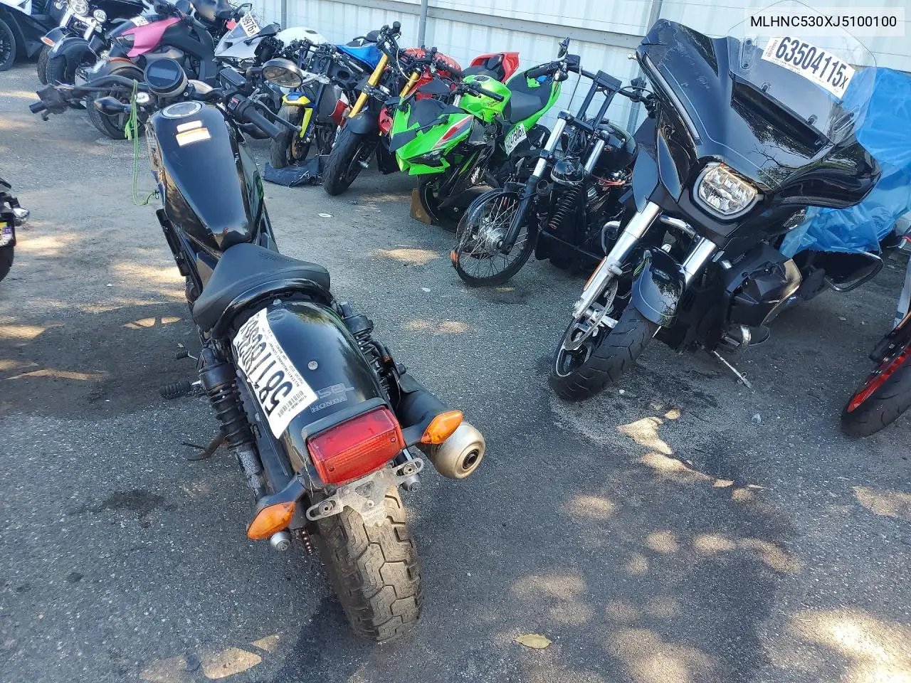 2018 Honda Cmx300 VIN: MLHNC530XJ5100100 Lot: 58178036
