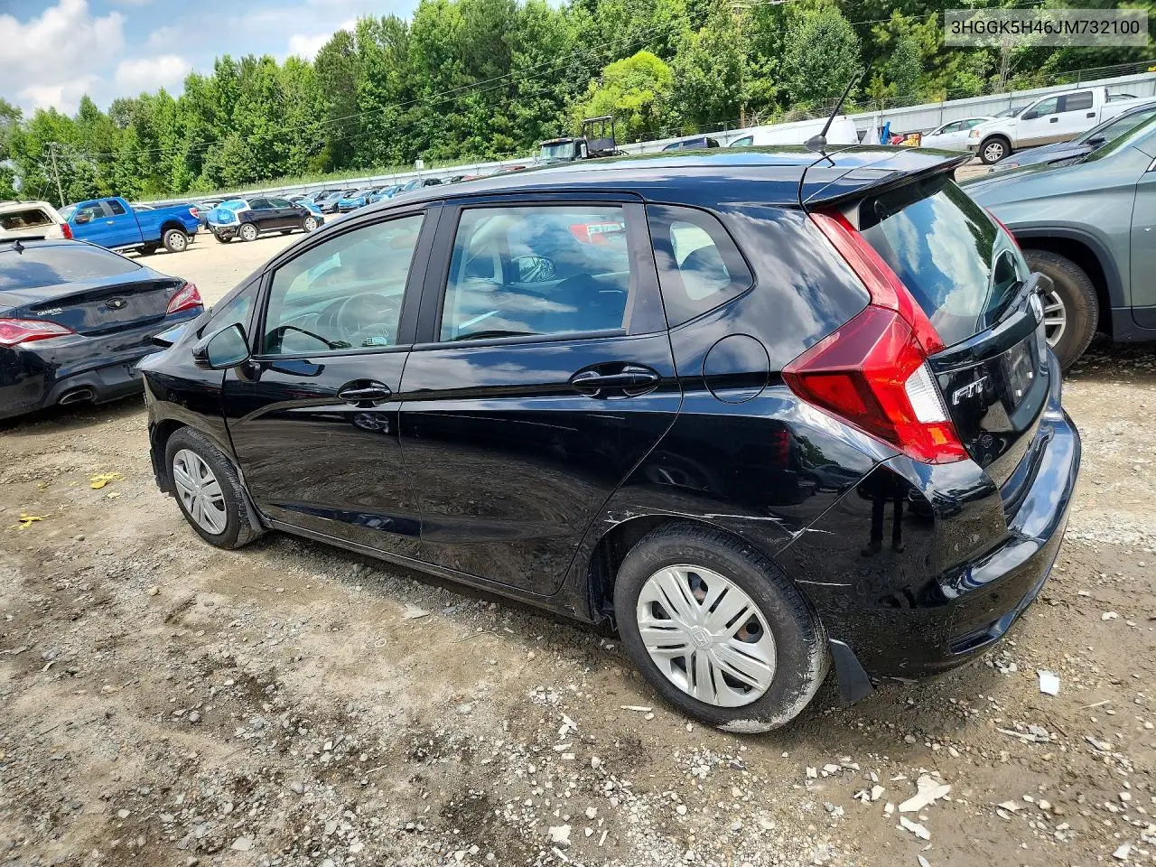 2018 Honda Fit Lx VIN: 3HGGK5H46JM732100 Lot: 58574726