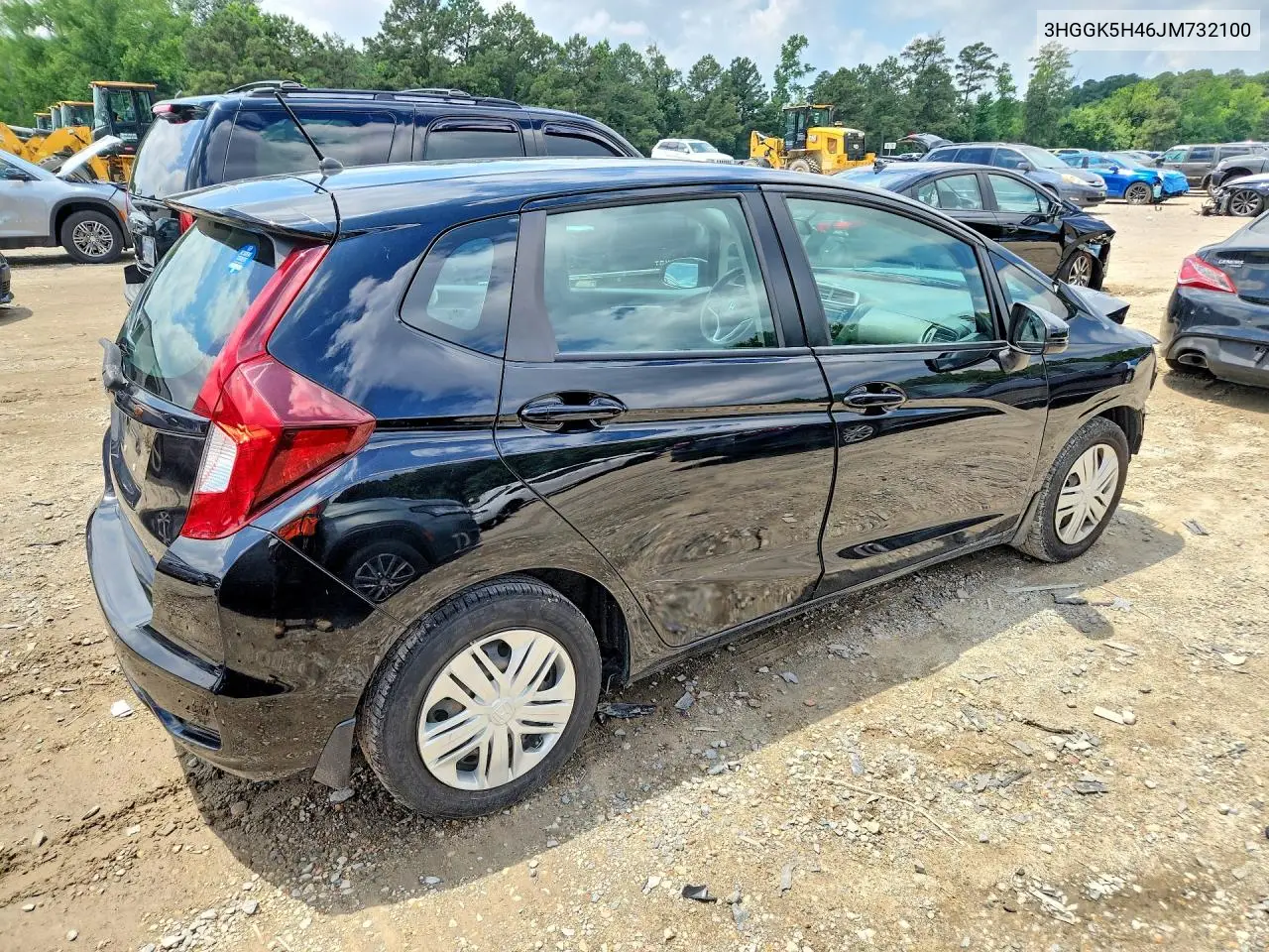 2018 Honda Fit Lx VIN: 3HGGK5H46JM732100 Lot: 58574726