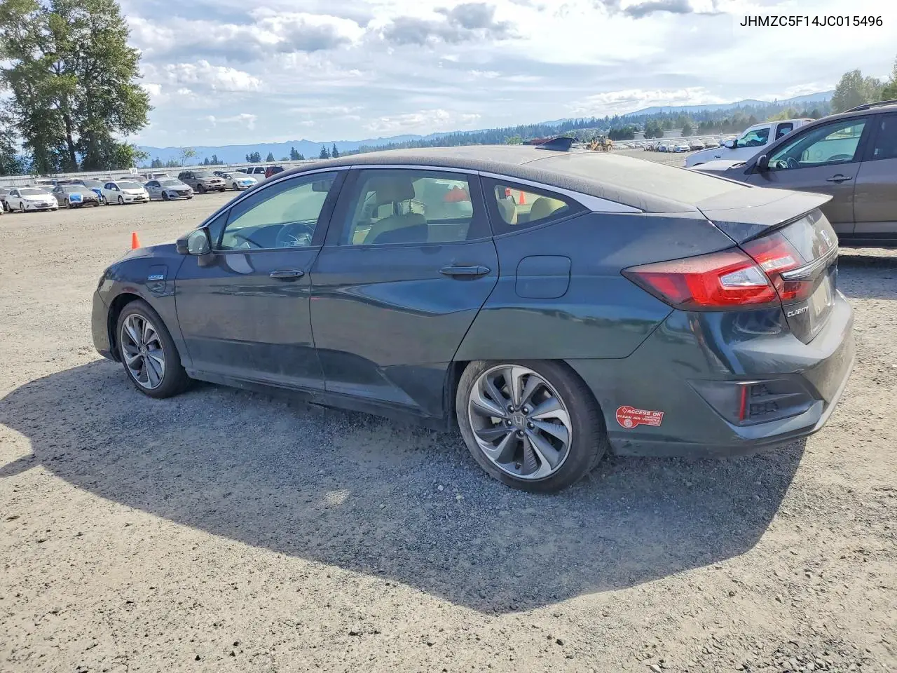 2018 Honda Clarity VIN: JHMZC5F14JC015496 Lot: 58577356