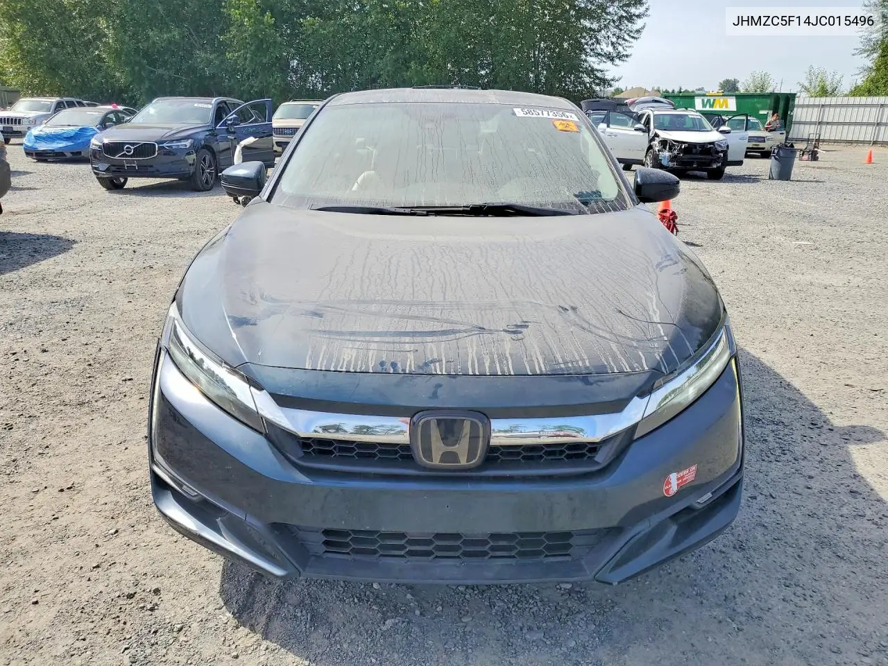 2018 Honda Clarity VIN: JHMZC5F14JC015496 Lot: 58577356