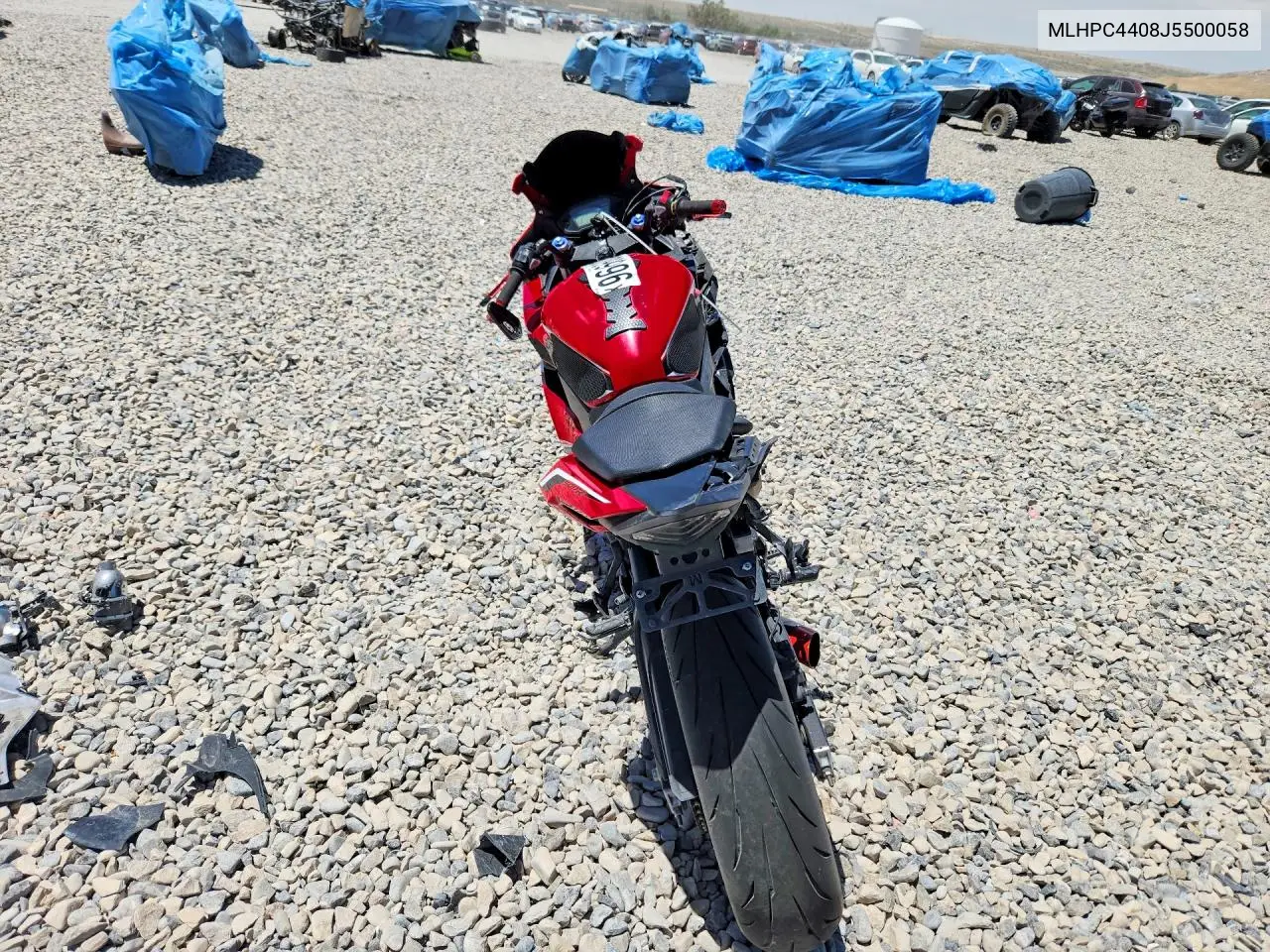 2018 Honda Cbr500 Ra-Abs VIN: MLHPC4408J5500058 Lot: 59009996