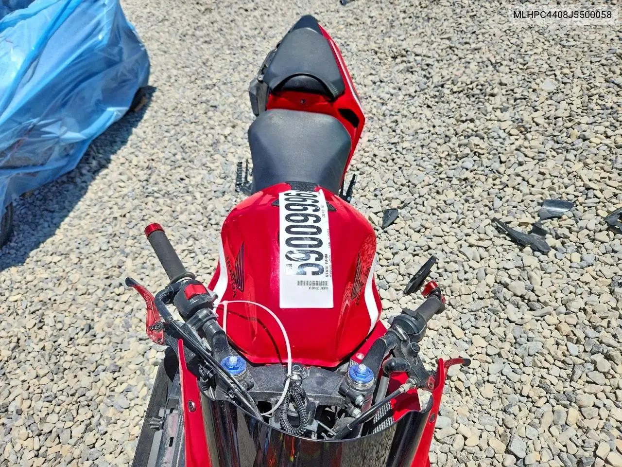 2018 Honda Cbr500 Ra-Abs VIN: MLHPC4408J5500058 Lot: 59009996
