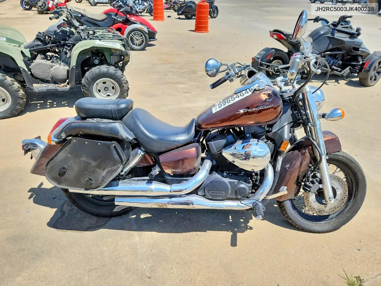 2018 Honda Vt750 C VIN: JH2RC5003JK400238 Lot: 59654646
