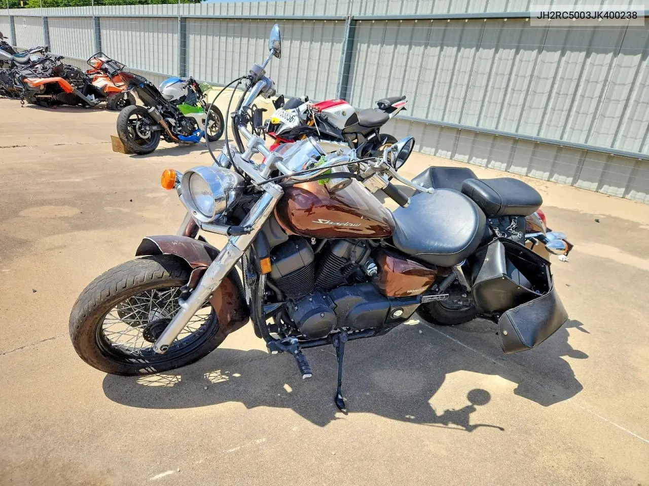 2018 Honda Vt750 C VIN: JH2RC5003JK400238 Lot: 59654646
