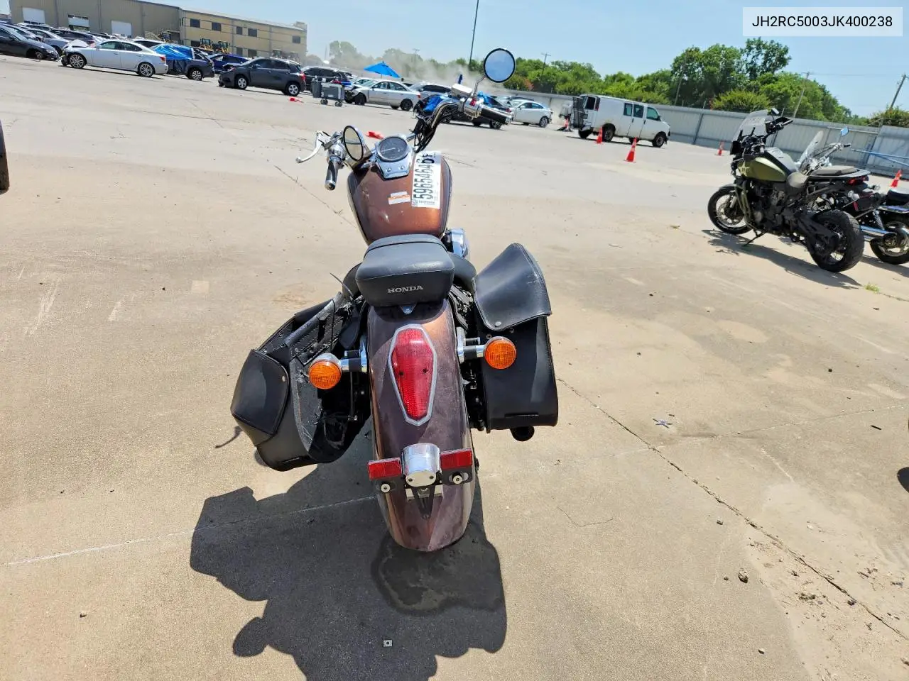 2018 Honda Vt750 C VIN: JH2RC5003JK400238 Lot: 59654646