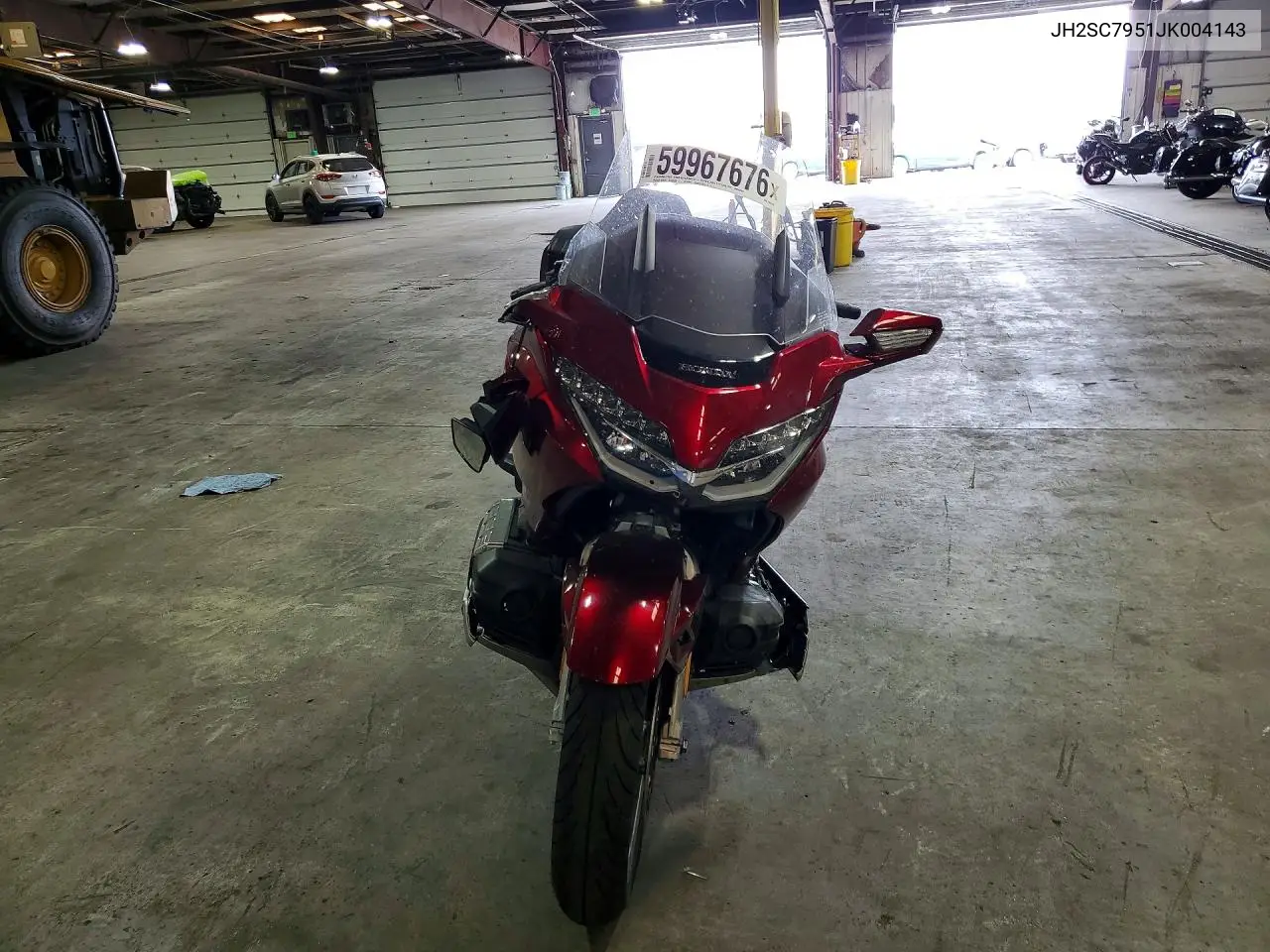 2018 Honda Gl1800 D VIN: JH2SC7951JK004143 Lot: 59967676