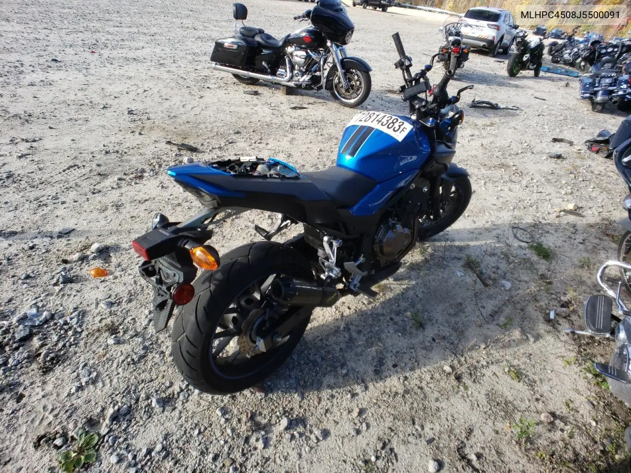2018 Honda Cb500 Fa - Abs Fa - Abs VIN: MLHPC4508J5500091 Lot: 72814383
