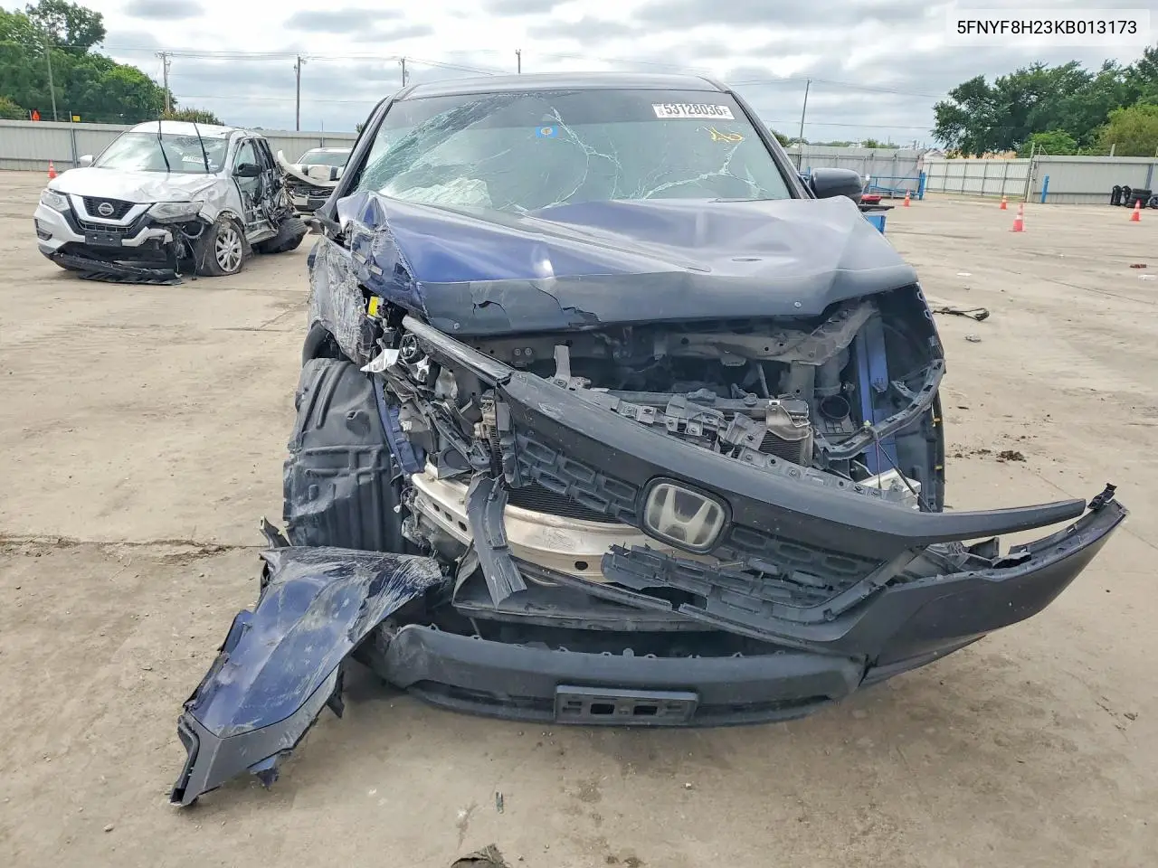 2019 Honda Passport VIN: 5FNYF8H23KB013173 Lot: 53128036