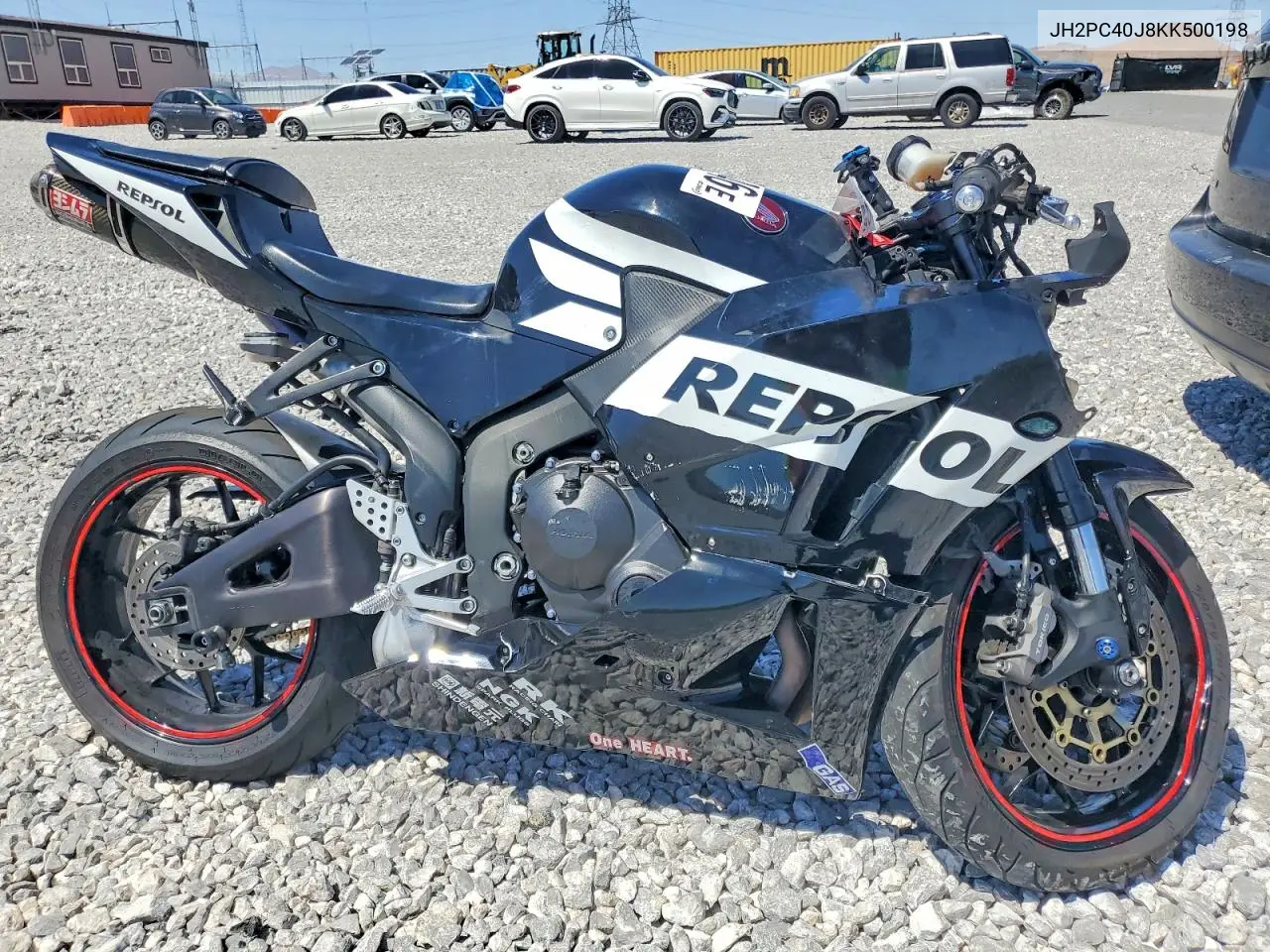 2019 Honda Cbr600 Rr VIN: JH2PC40J8KK500198 Lot: 53812046