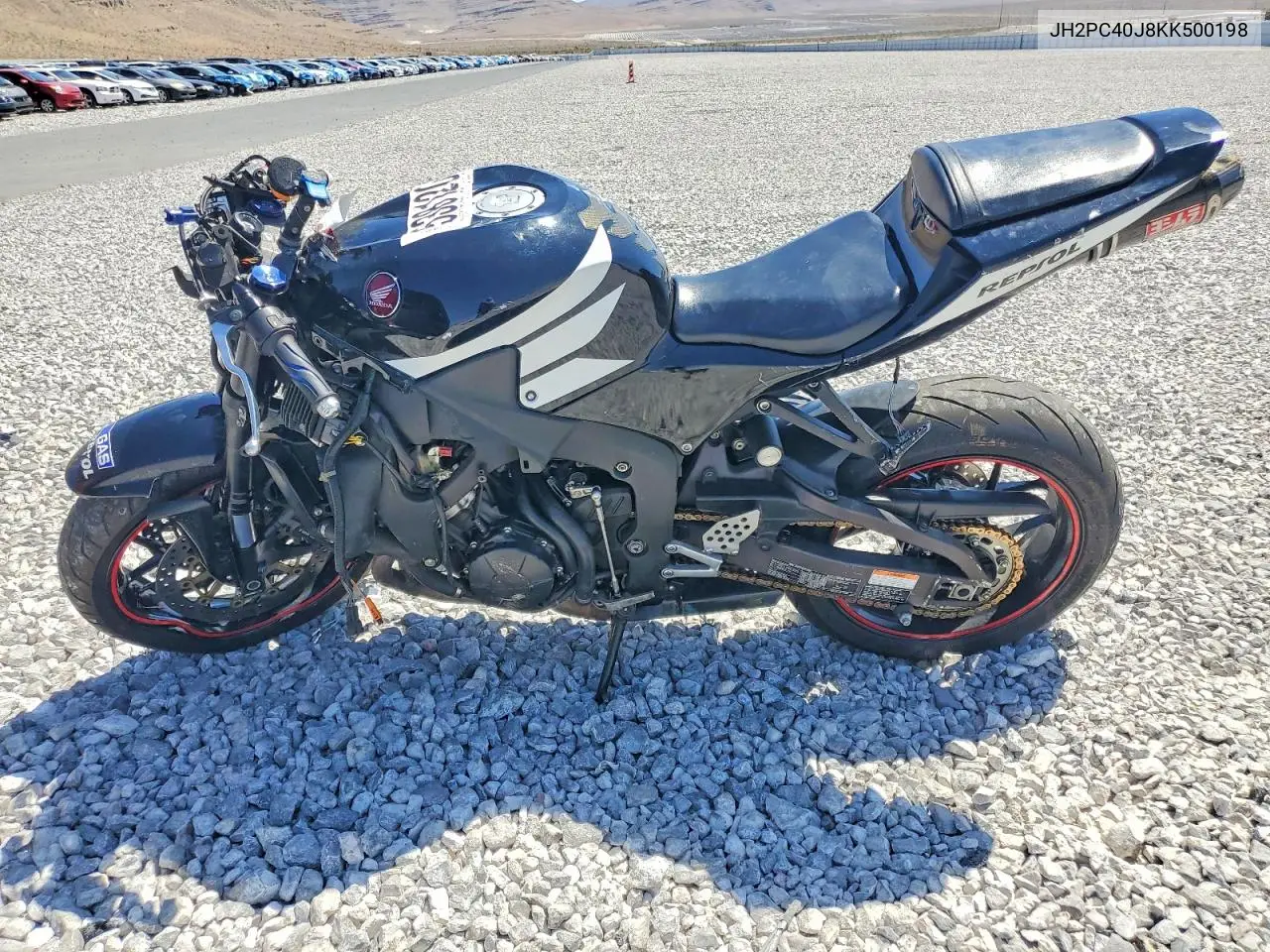 2019 Honda Cbr600 Rr VIN: JH2PC40J8KK500198 Lot: 53812046