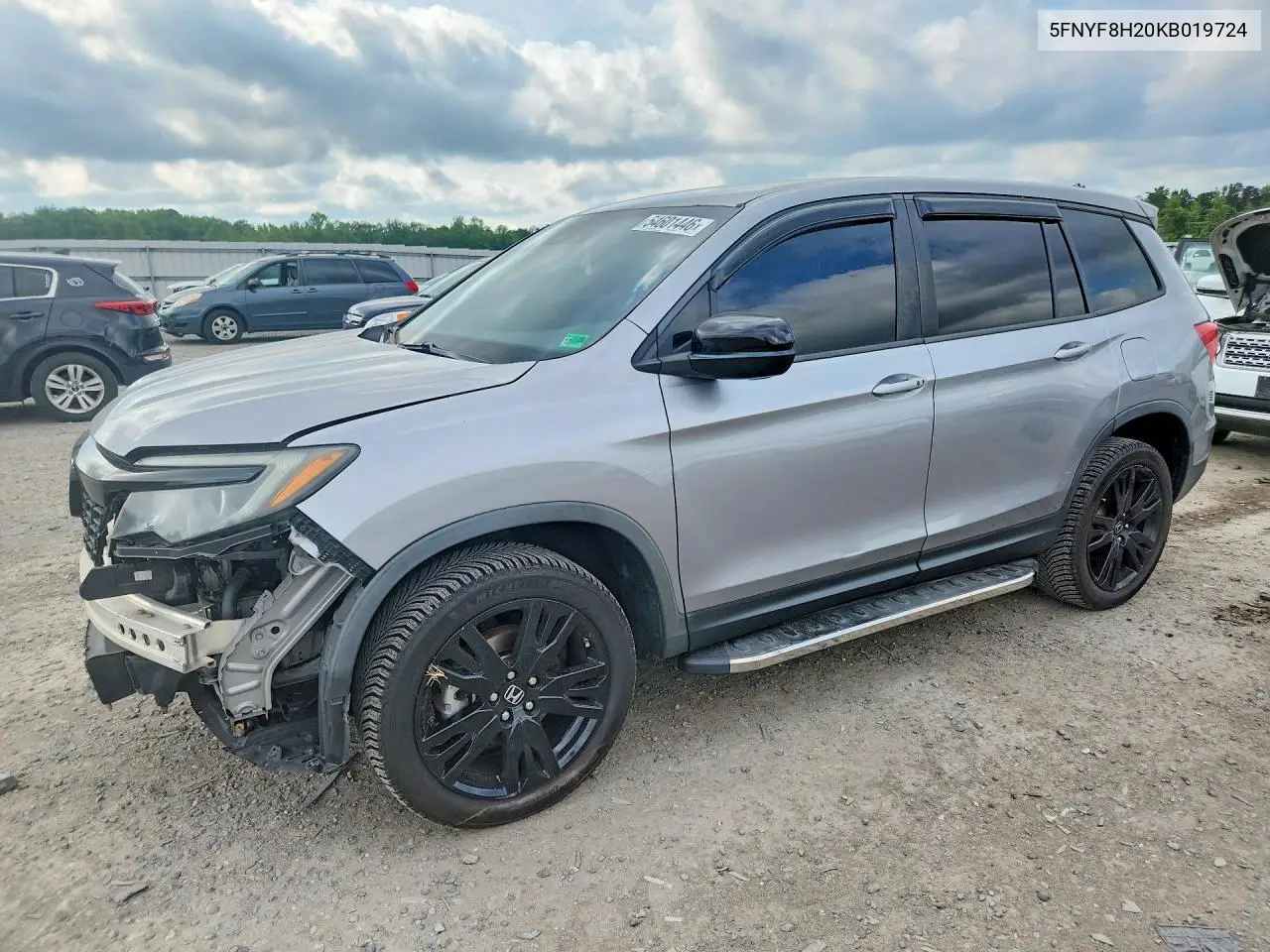 2019 Honda Passport Sport VIN: 5FNYF8H20KB019724 Lot: 54601446