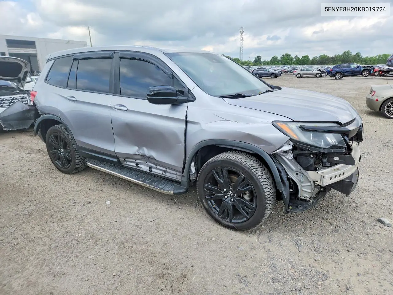 2019 Honda Passport Sport VIN: 5FNYF8H20KB019724 Lot: 54601446