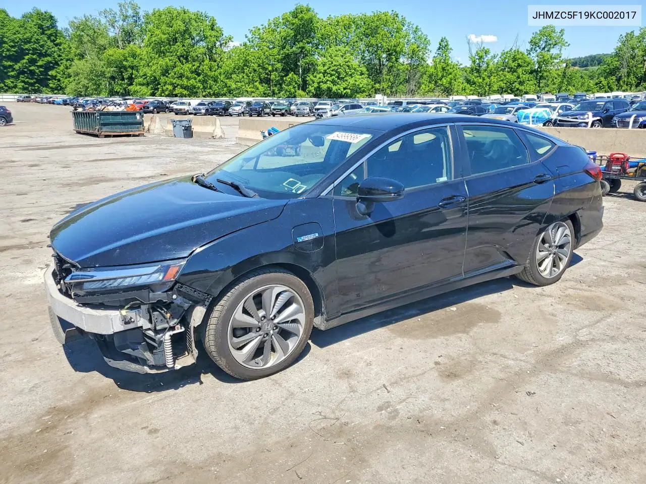 2019 Honda Clarity VIN: JHMZC5F19KC002017 Lot: 54999586