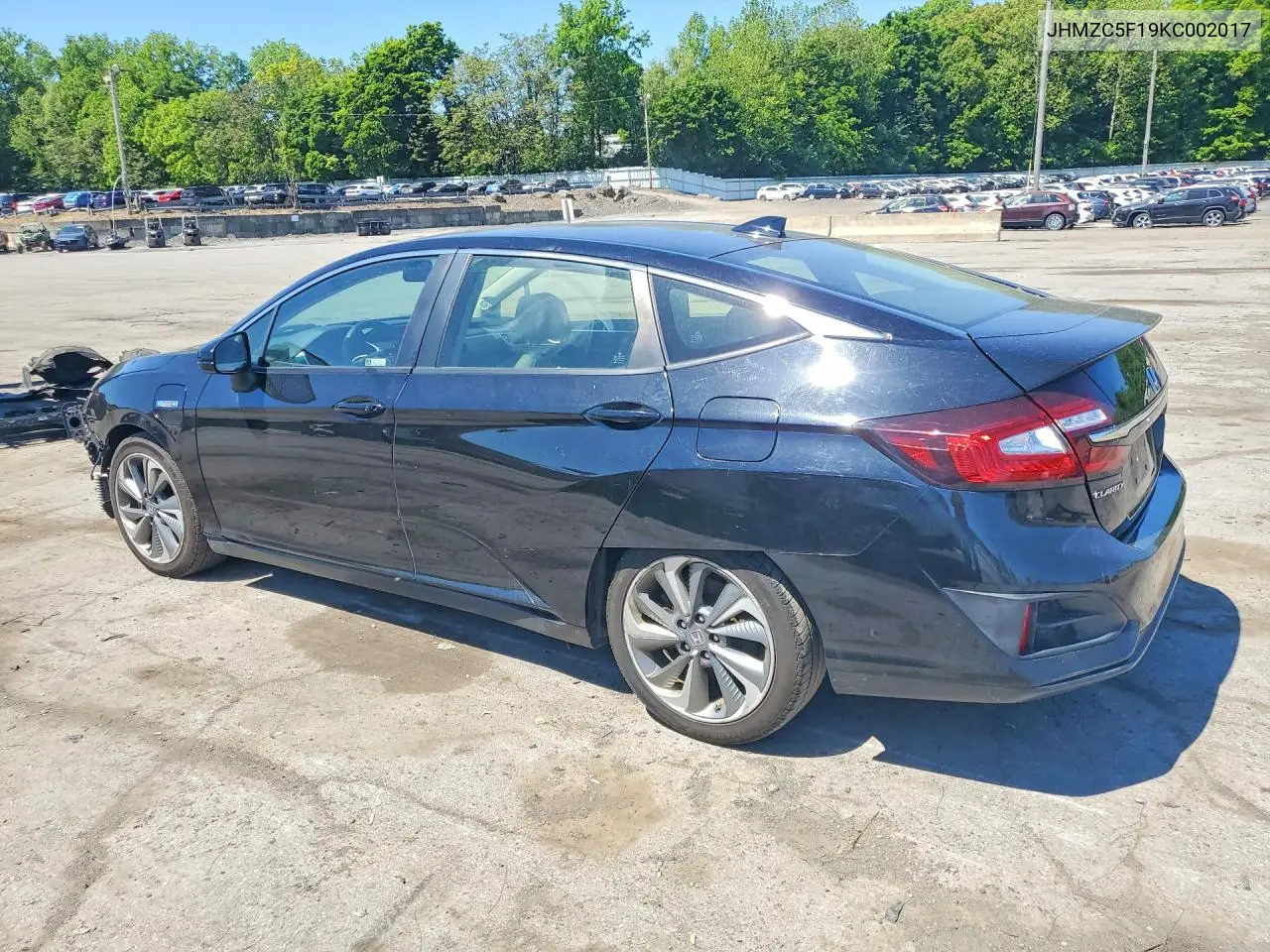 2019 Honda Clarity VIN: JHMZC5F19KC002017 Lot: 54999586