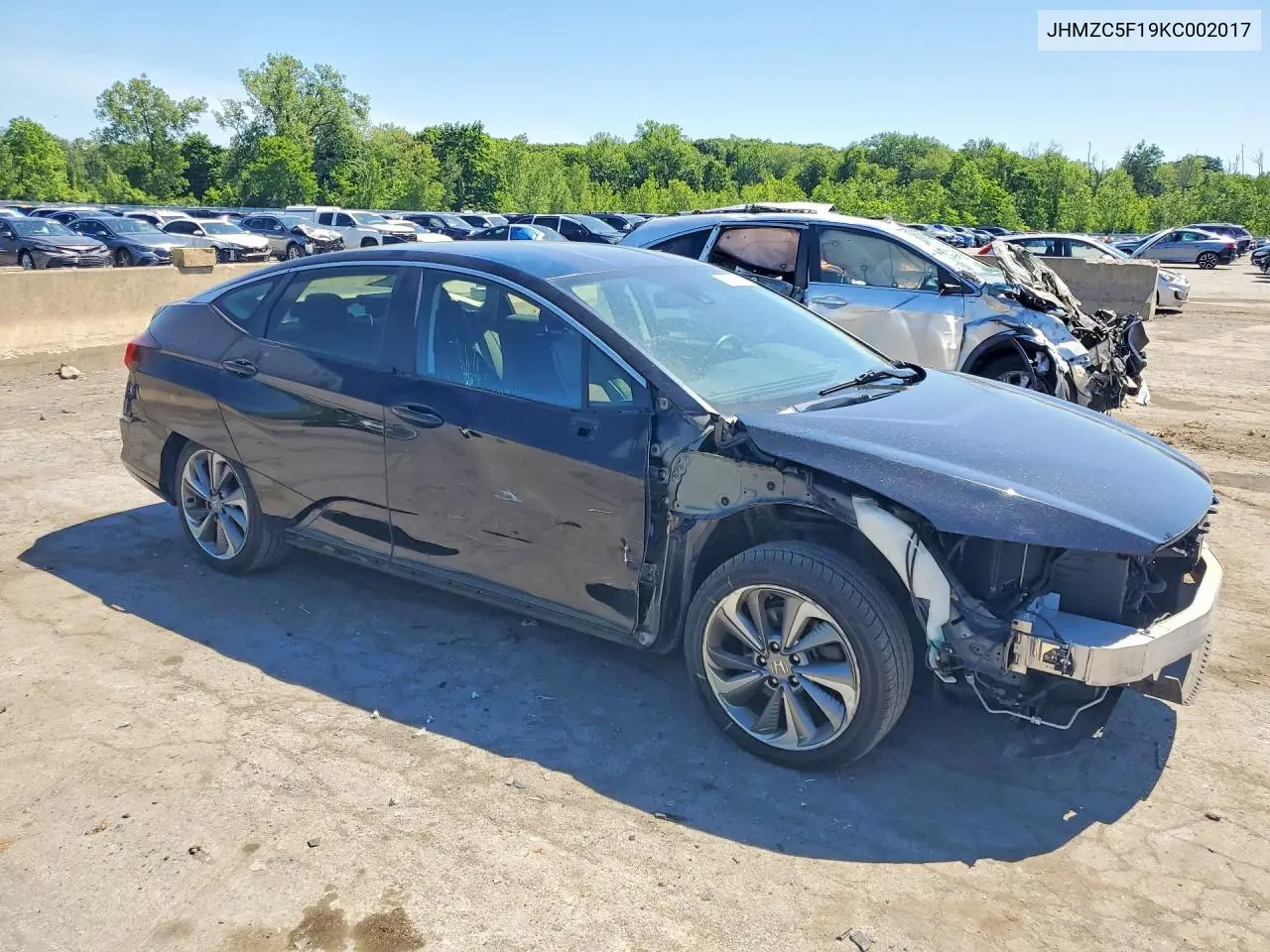 2019 Honda Clarity VIN: JHMZC5F19KC002017 Lot: 54999586