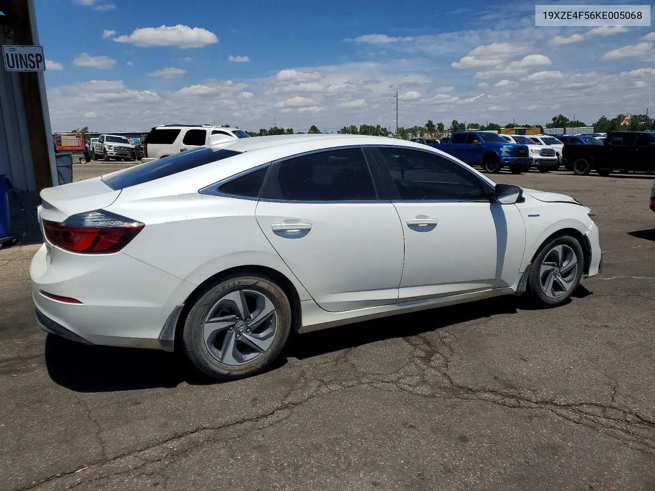 2019 Honda Insight Ex VIN: 19XZE4F56KE005068 Lot: 55035056