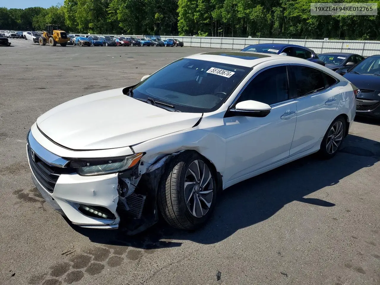 2019 Honda Insight Touring VIN: 19XZE4F94KE012765 Lot: 55183676