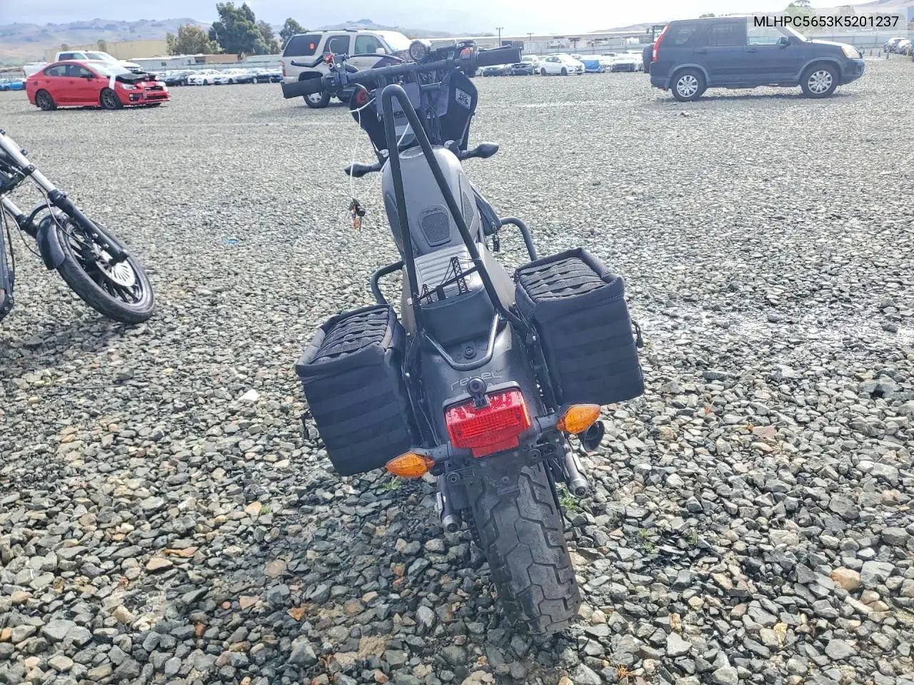 2019 Honda Cmx500 A VIN: MLHPC5653K5201237 Lot: 55211346