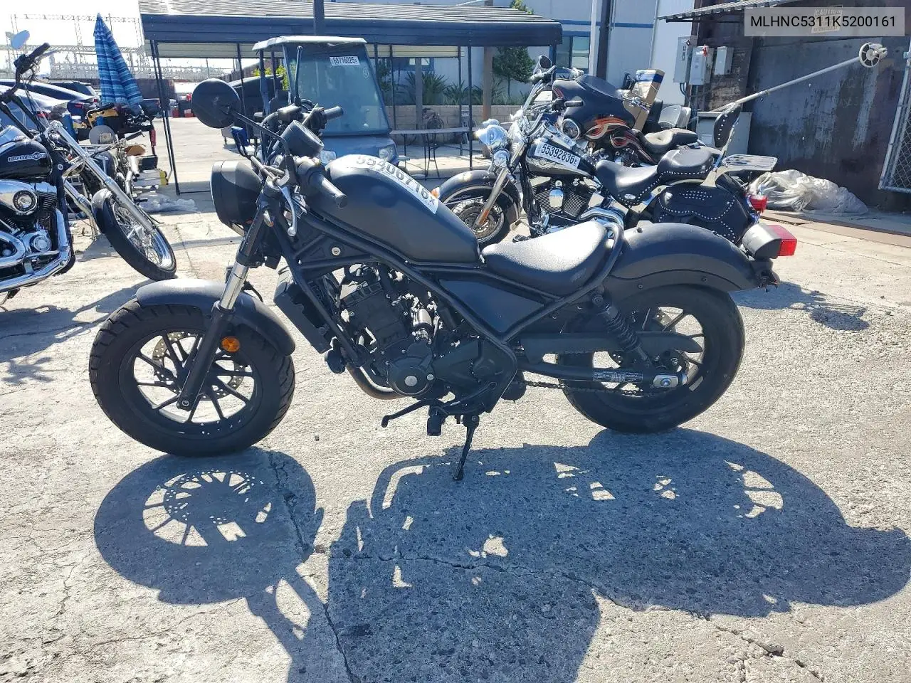 2019 Honda Cmx300 VIN: MLHNC5311K5200161 Lot: 55406716
