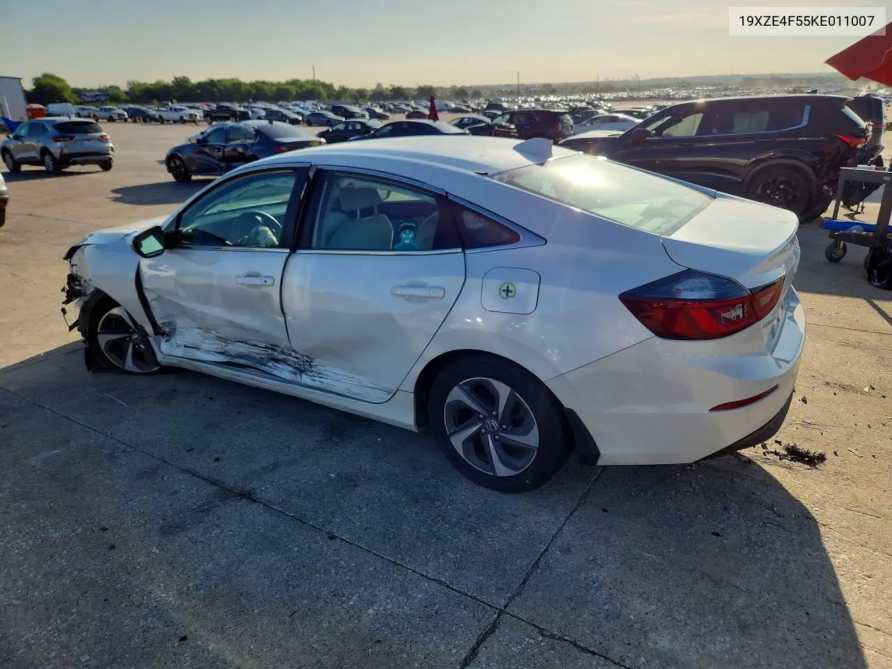 2019 Honda Insight Ex VIN: 19XZE4F55KE011007 Lot: 55685876