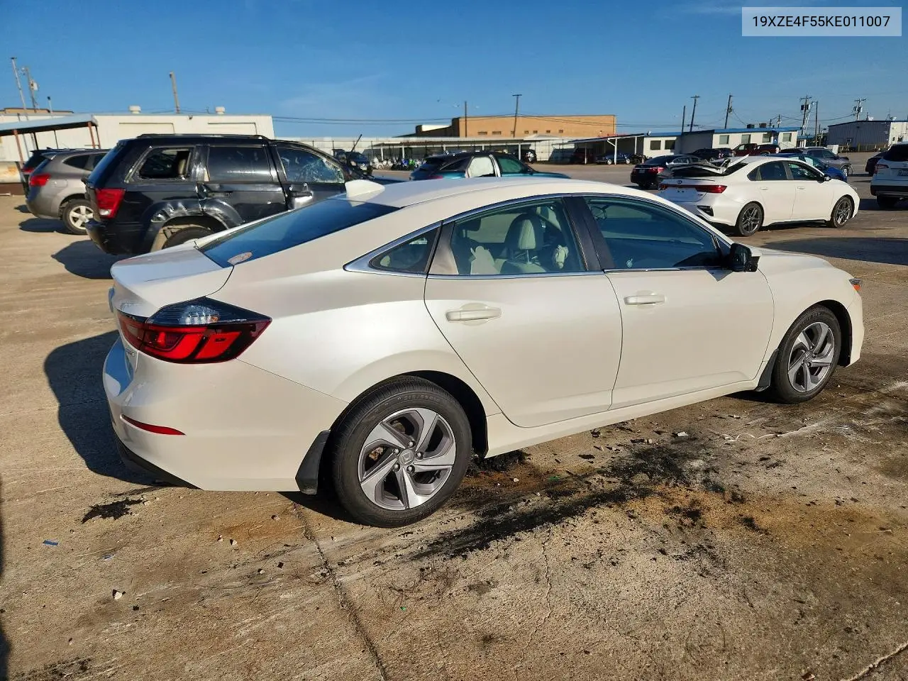 2019 Honda Insight Ex VIN: 19XZE4F55KE011007 Lot: 55685876