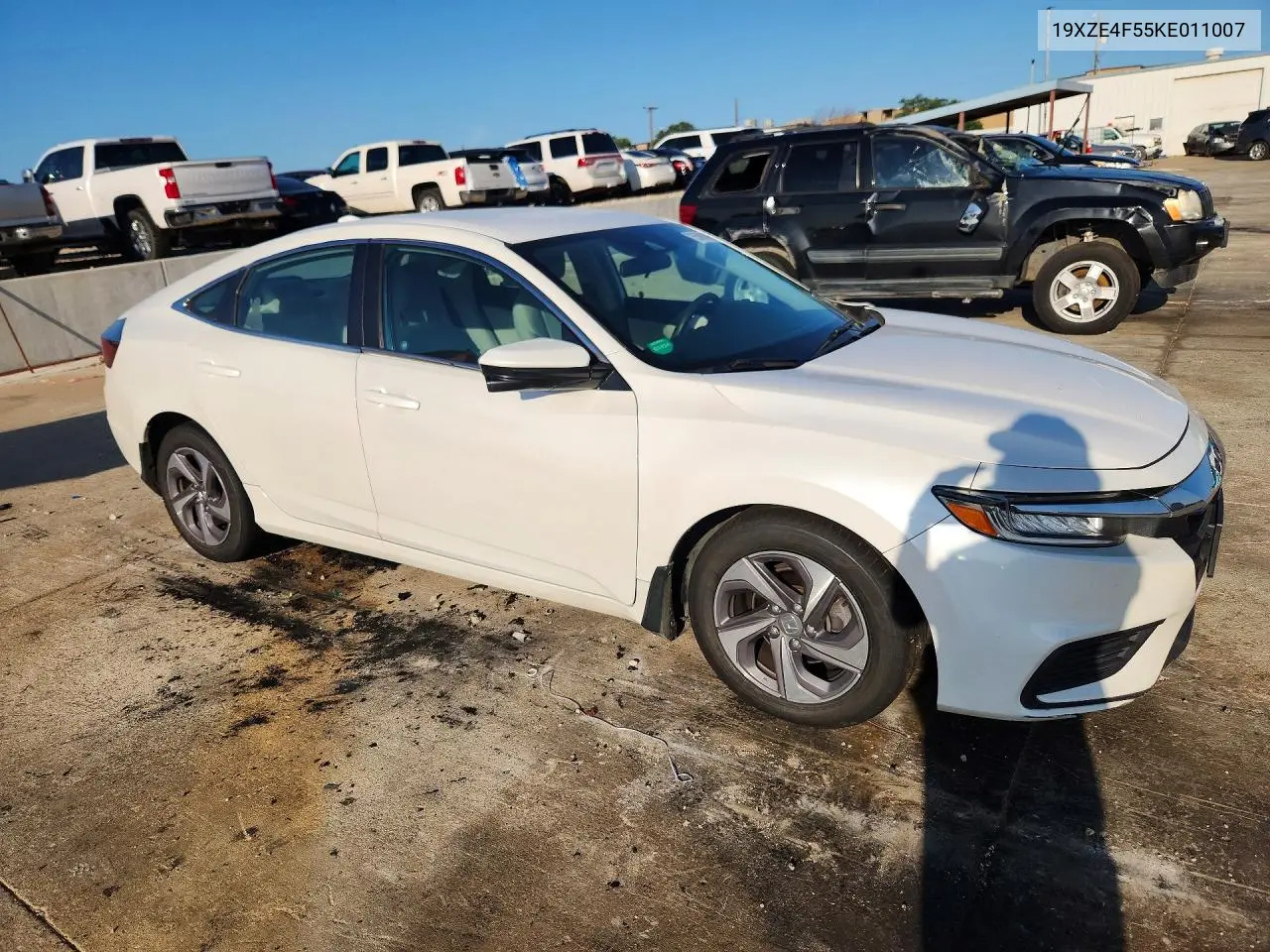 2019 Honda Insight Ex VIN: 19XZE4F55KE011007 Lot: 55685876