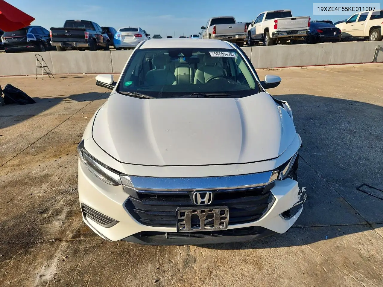 2019 Honda Insight Ex VIN: 19XZE4F55KE011007 Lot: 55685876