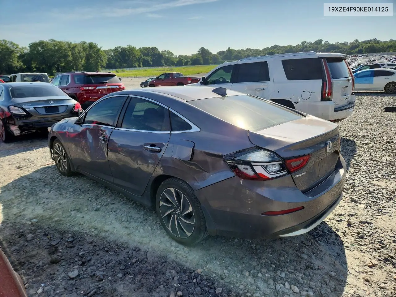2019 Honda Insight Touring VIN: 19XZE4F90KE014125 Lot: 56235496