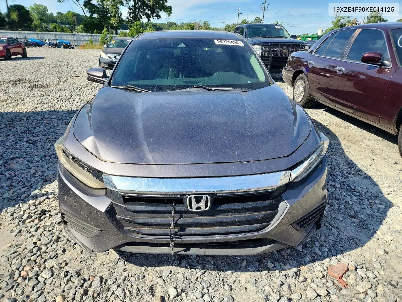 2019 Honda Insight Touring VIN: 19XZE4F90KE014125 Lot: 56235496