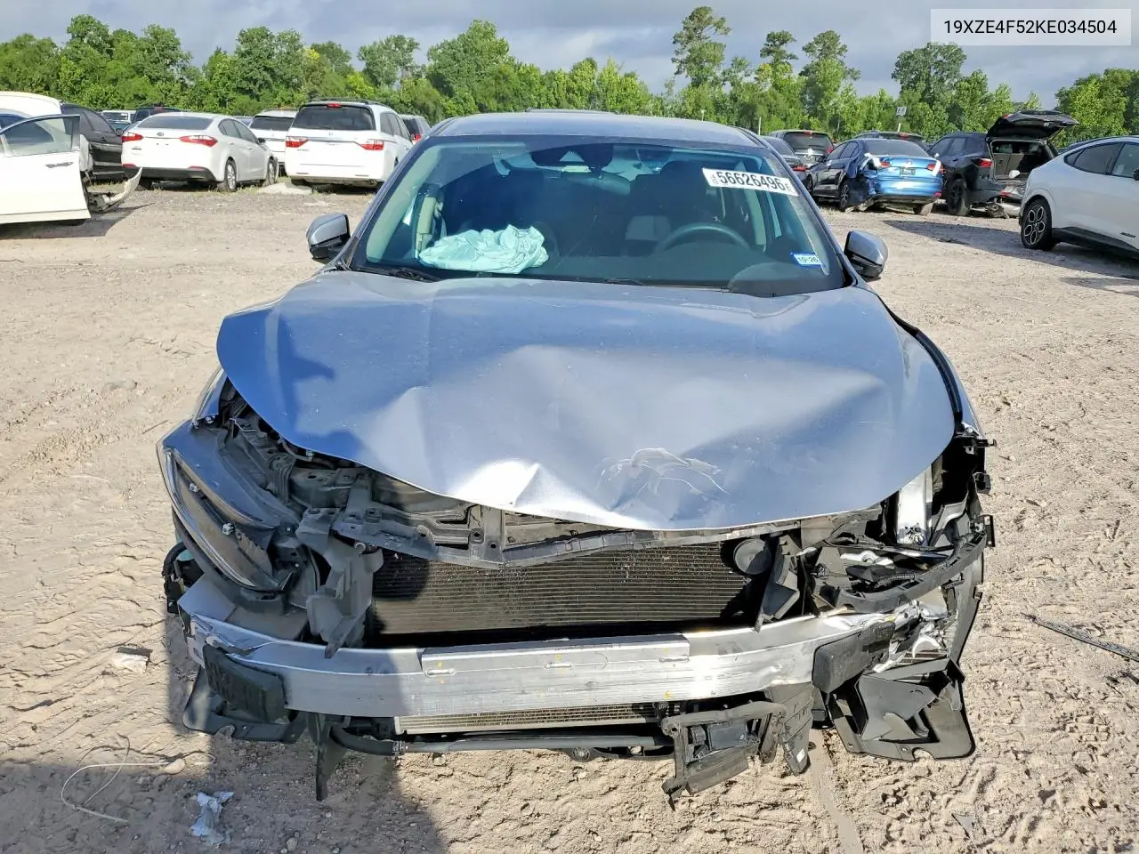 2019 Honda Insight Ex VIN: 19XZE4F52KE034504 Lot: 56626496