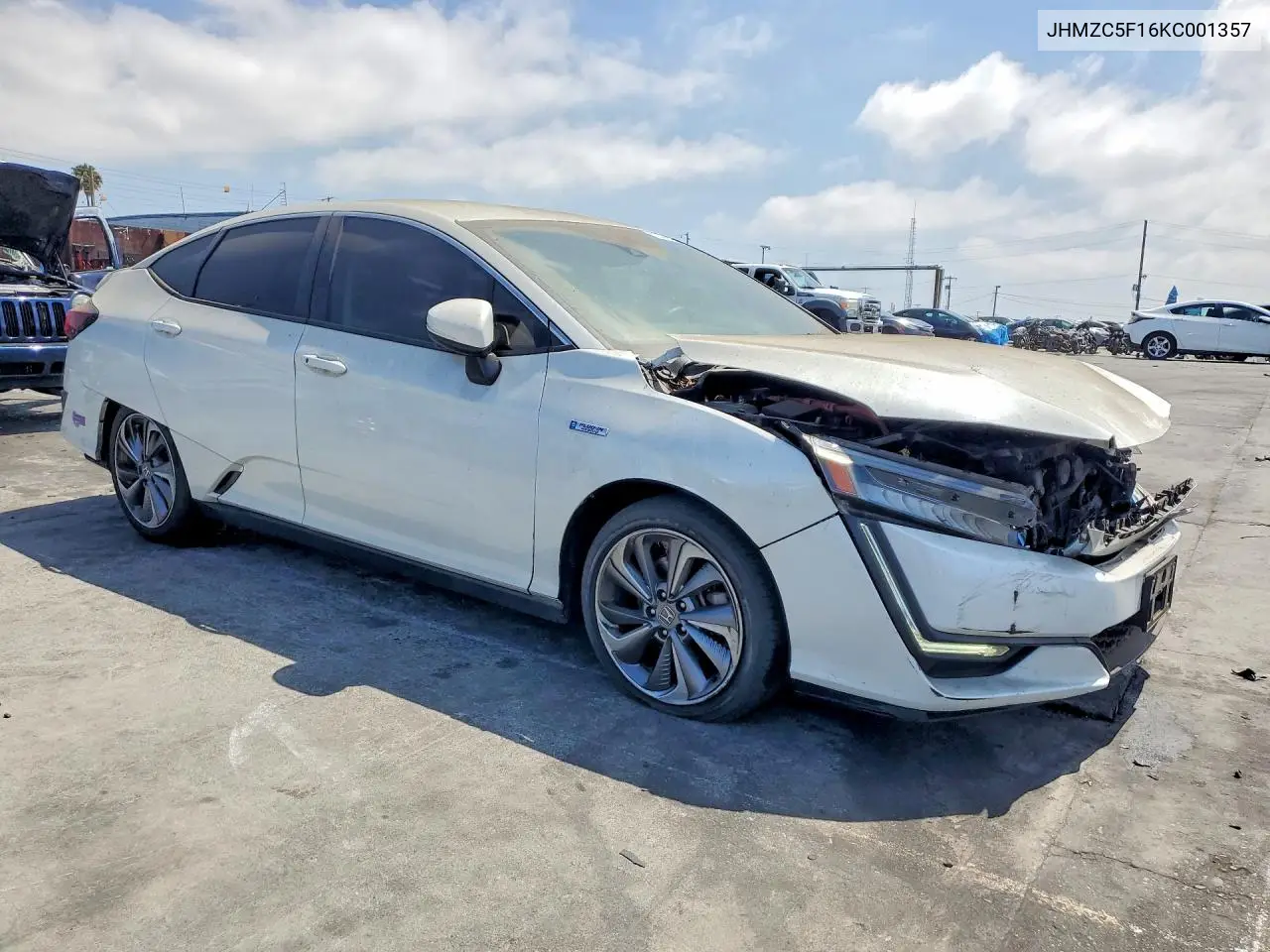 2019 Honda Clarity VIN: JHMZC5F16KC001357 Lot: 57365976