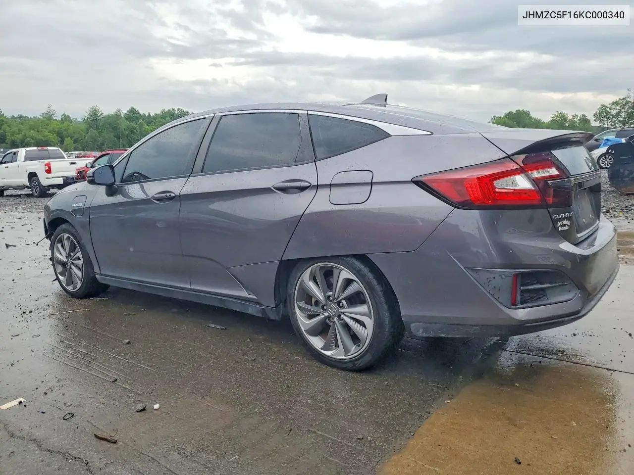 2019 Honda Clarity VIN: JHMZC5F16KC000340 Lot: 57456306