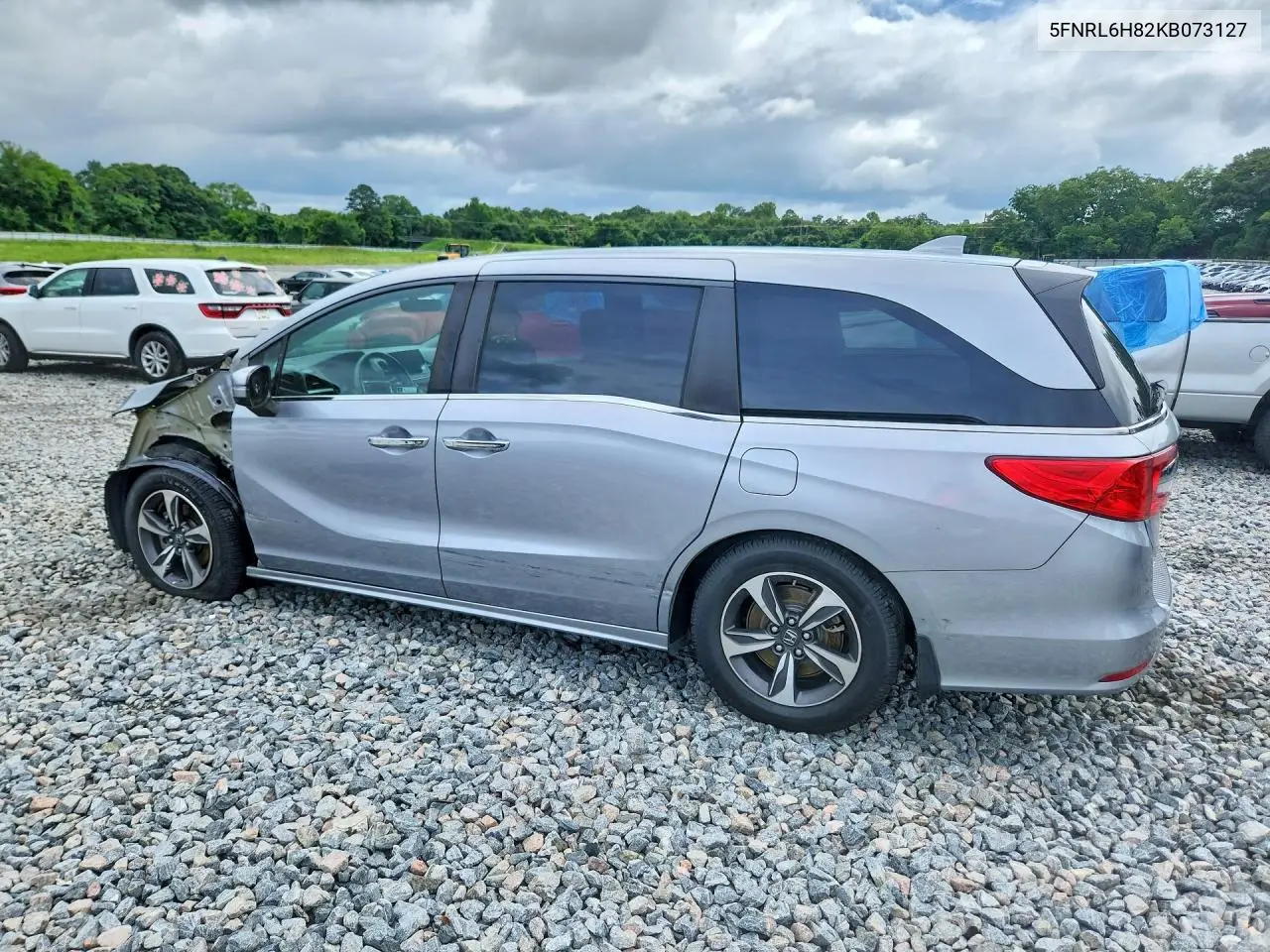 2019 Honda Odyssey Touring VIN: 5FNRL6H82KB073127 Lot: 57774876