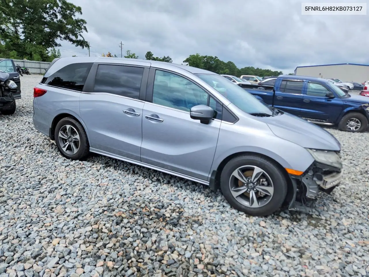 2019 Honda Odyssey Touring VIN: 5FNRL6H82KB073127 Lot: 57774876