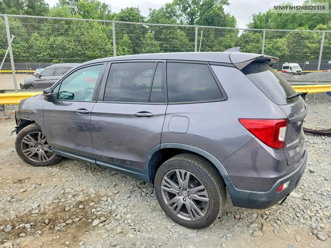 2019 Honda Passport Exl VIN: 5FNYF8H52KB020318 Lot: 57986966