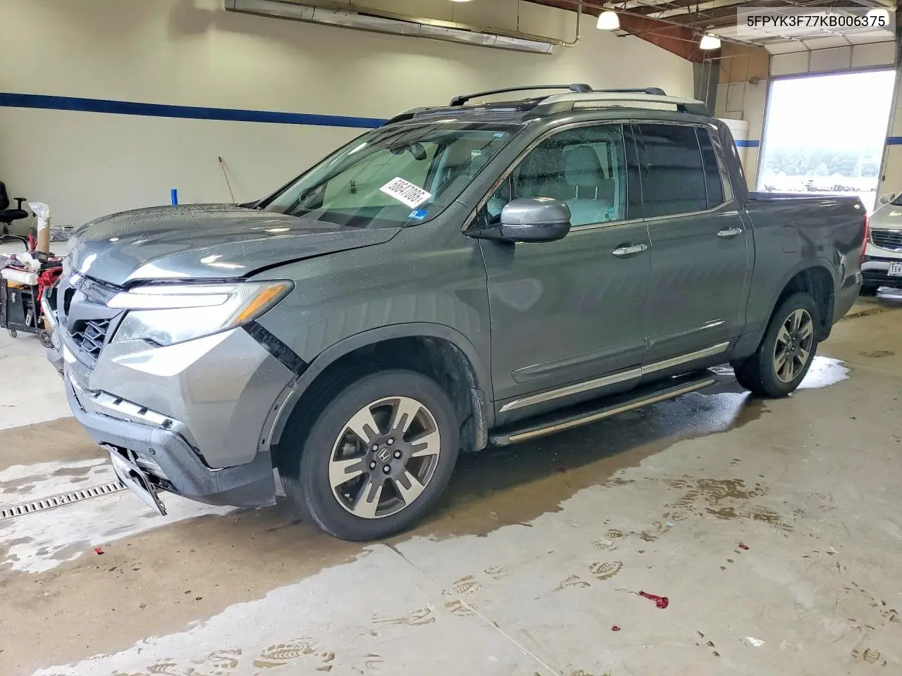 2019 Honda Ridgeline Rtl VIN: 5FPYK3F77KB006375 Lot: 58647086