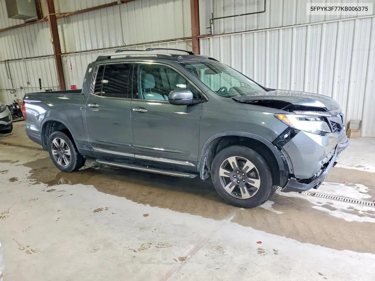 2019 Honda Ridgeline Rtl VIN: 5FPYK3F77KB006375 Lot: 58647086