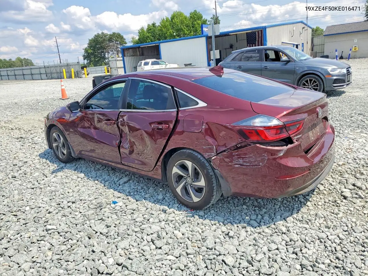 2019 Honda Insight Ex VIN: 19XZE4F50KE016471 Lot: 58972276