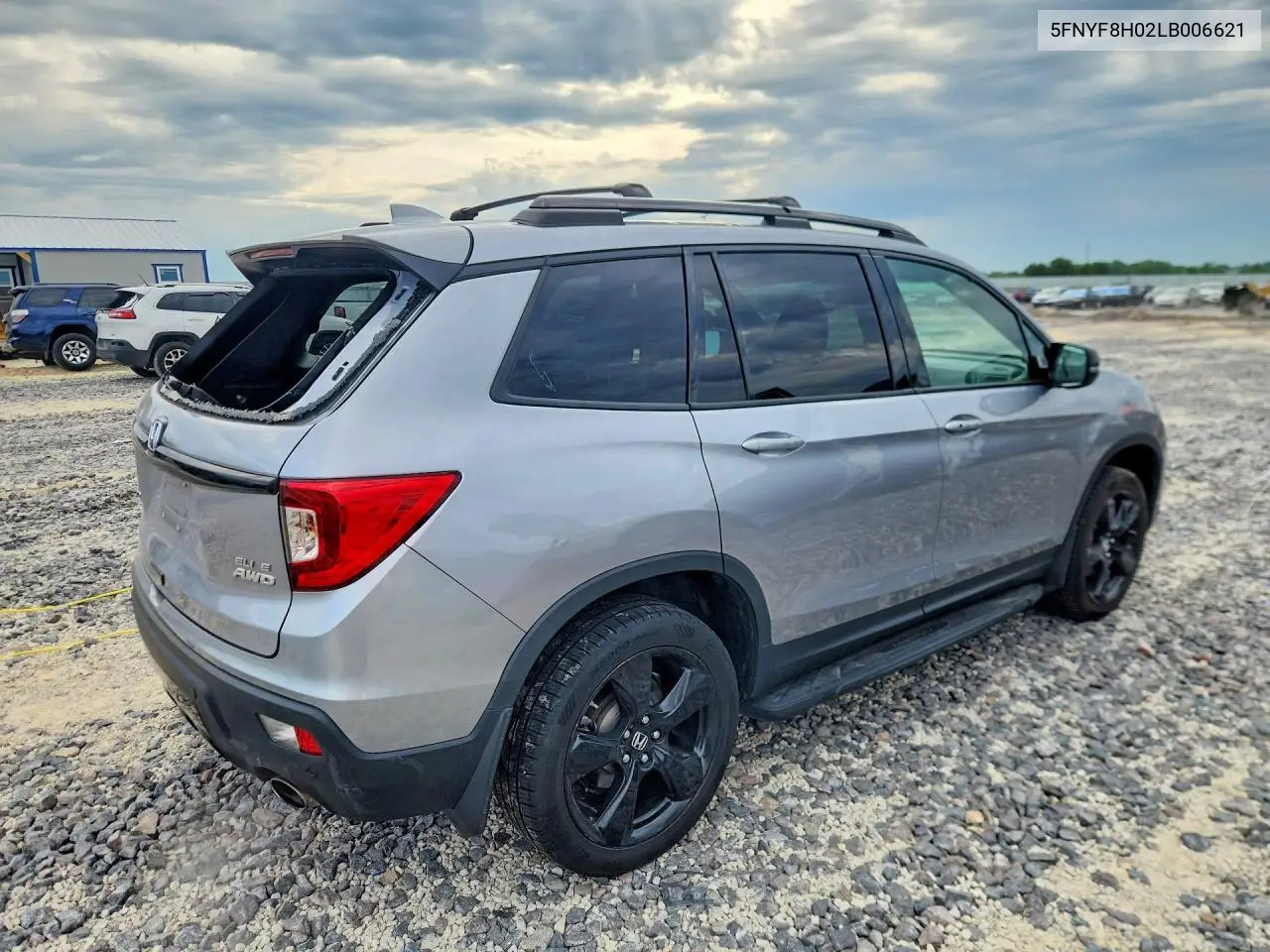2020 Honda Passport Elite VIN: 5FNYF8H02LB006621 Lot: 53834636