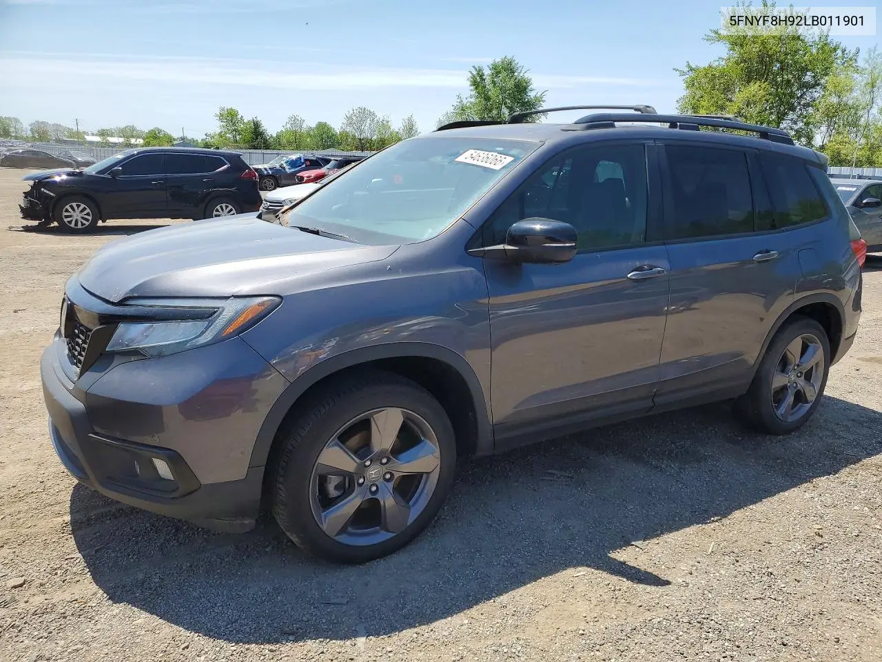 2020 Honda Passport Touring VIN: 5FNYF8H92LB011901 Lot: 54636066